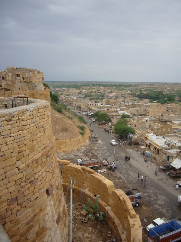 Travel - India - Rajasthan - Jaisalmer - The Red Fort - The Bastion Walls